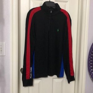 Men’s Polo Zip Black Pullover